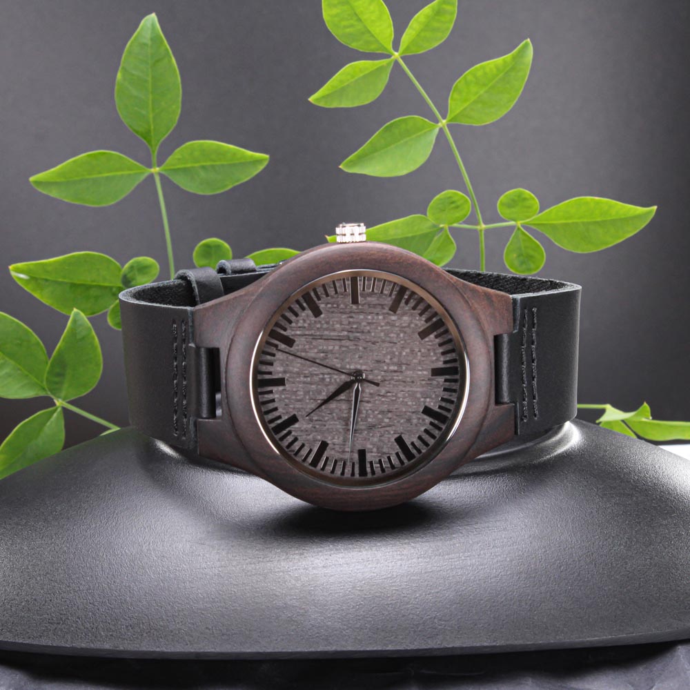 Happy Birthday Gift  Engraved Watch For Husband