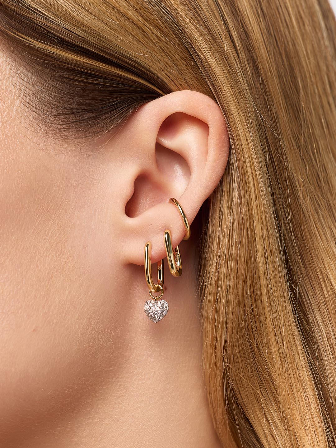 Golden Pearl Studs