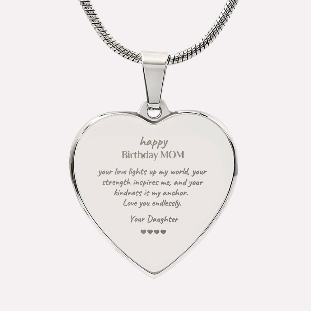 Engraved Mom Gift Necklace