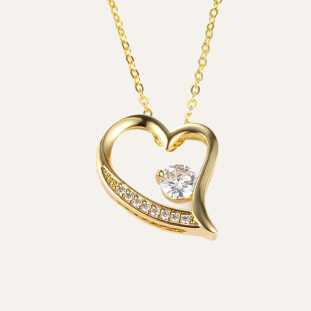 Dad Daughter Heart Necklace