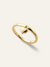 Golden Twist Ring