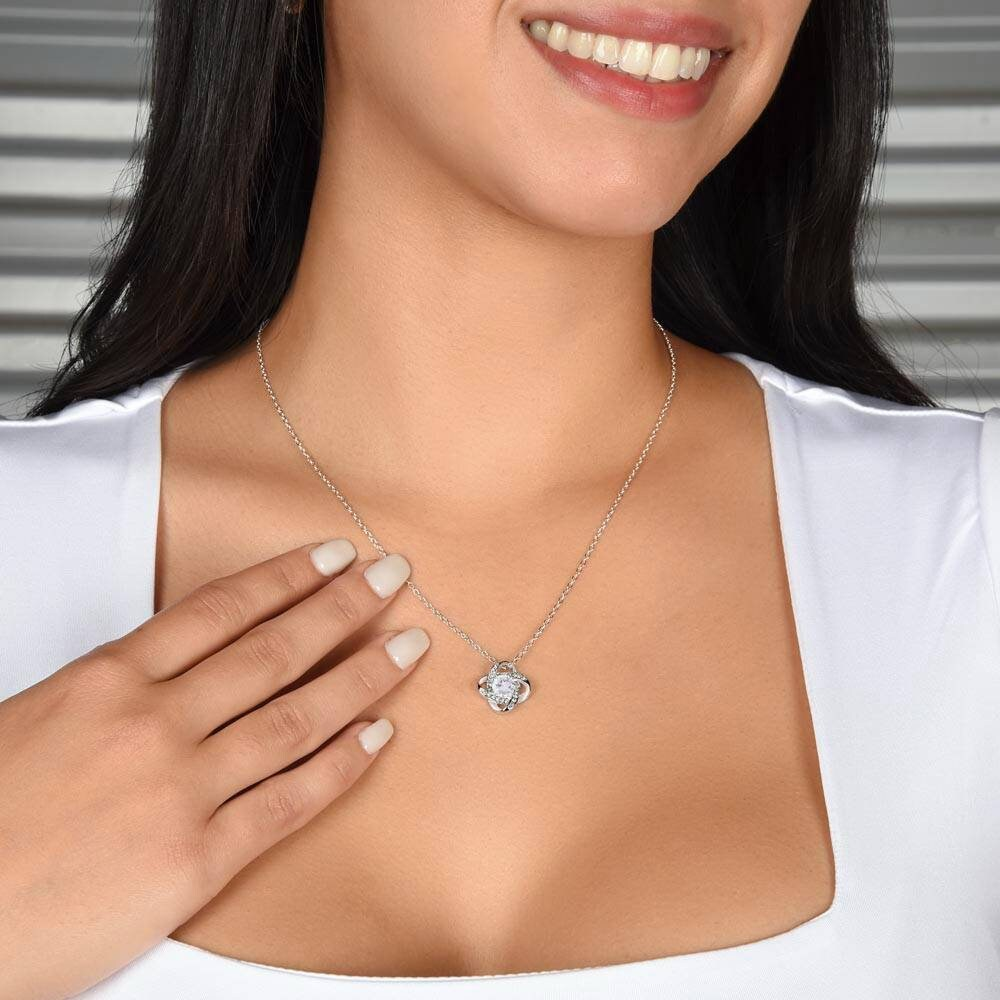 Mother Daughter Infinity Necklace