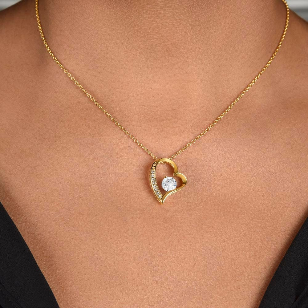 Dad Daughter Heart Necklace