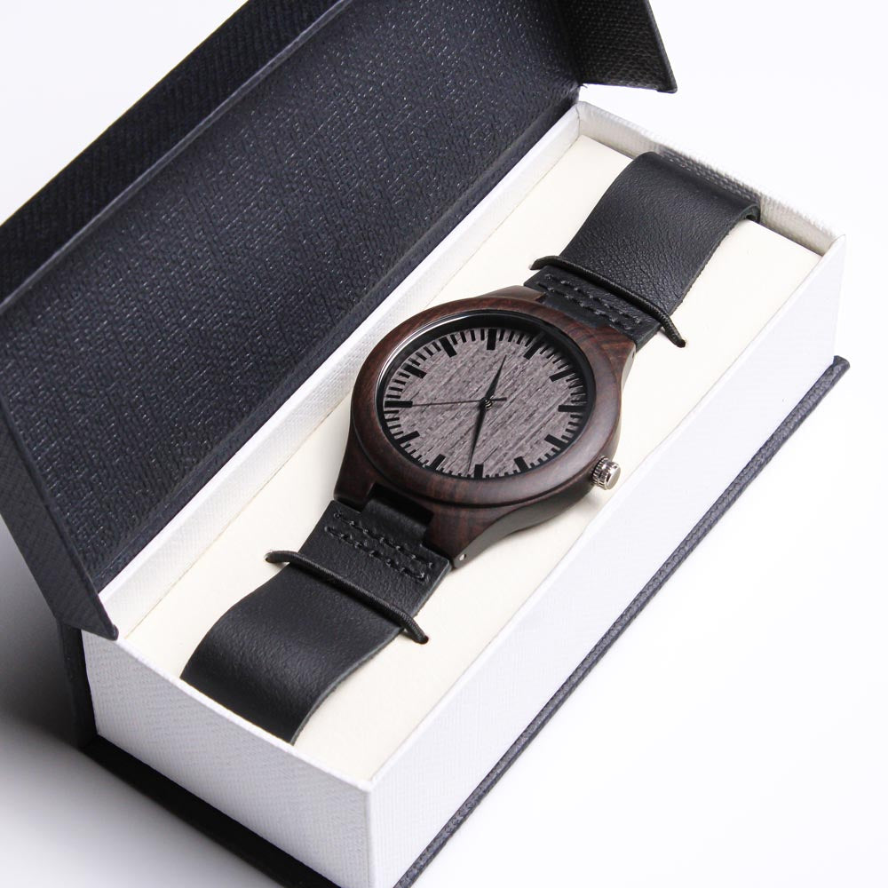 Happy Birthday Gift  Engraved Watch For Husband