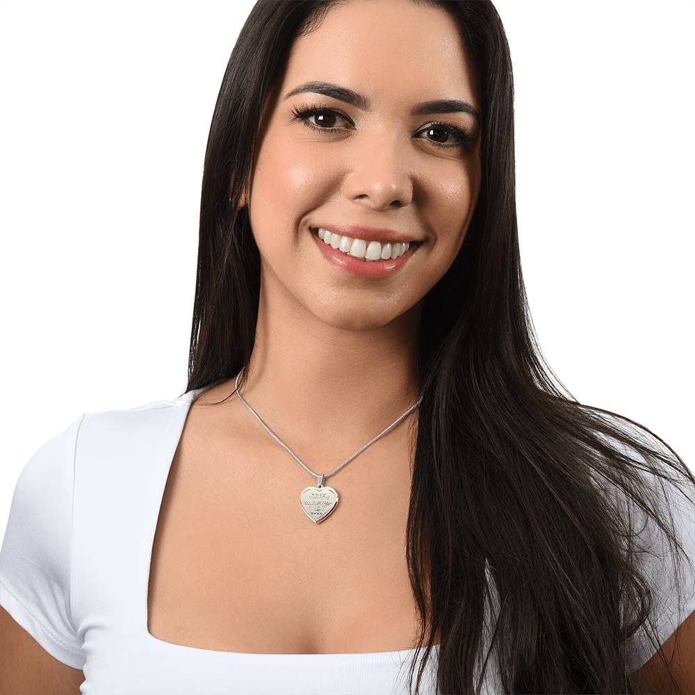Engraved Birthday Mom Necklace